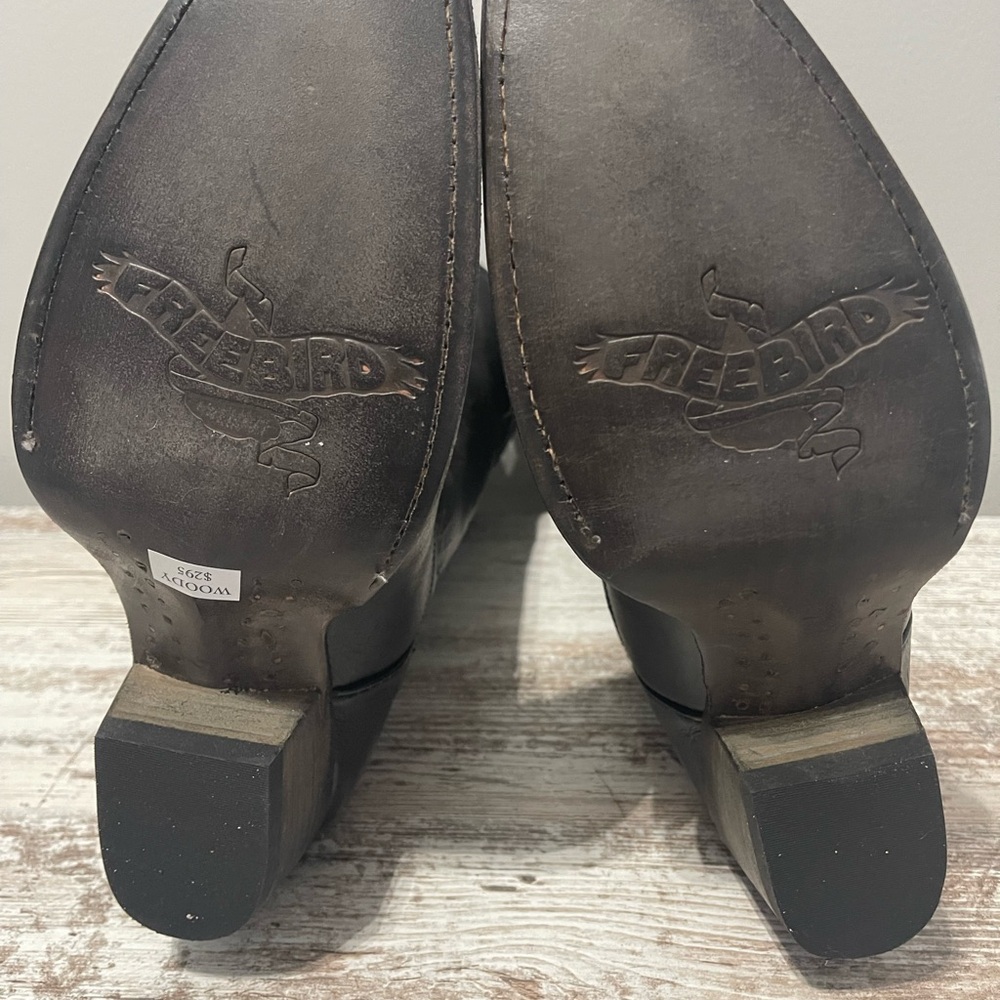 Freebird Black Heeled Boots - Picture 5 of 10